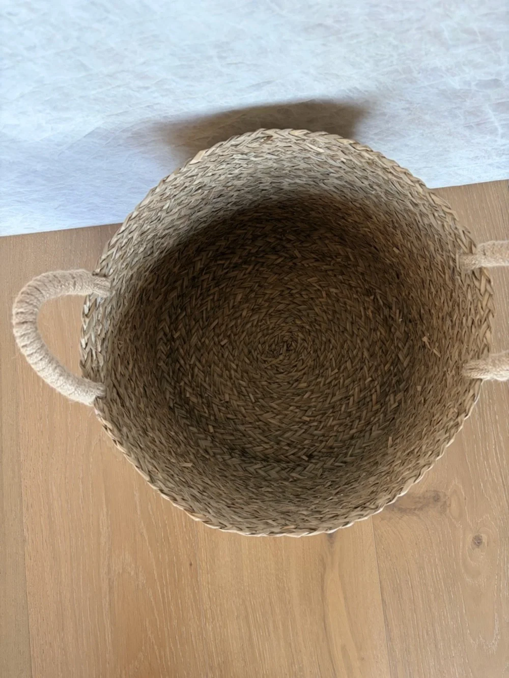 Hearth & Hand with Magnolia Braided Storage Basket, Large, LIKE NEW